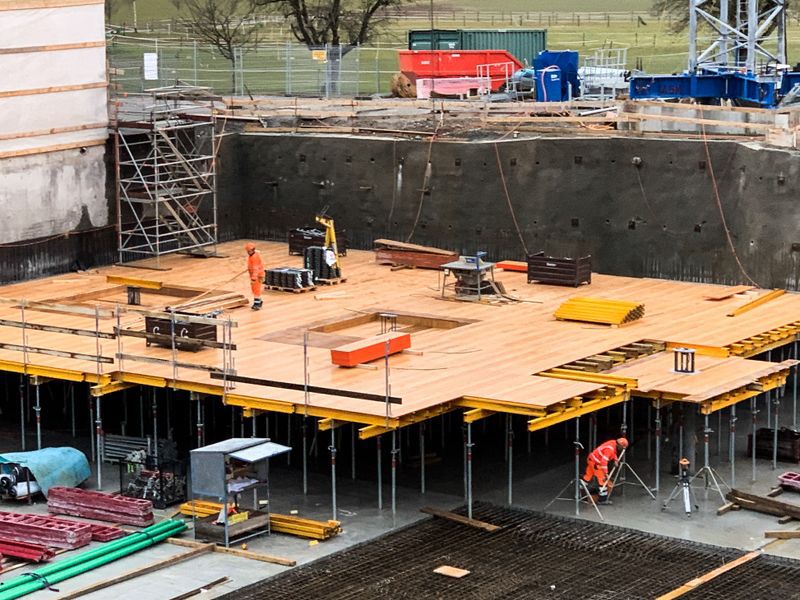 Gewerbebau in Winterthur - Fundamentarbeiten
